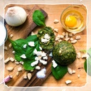 Spinat-Schafskäse Knödel