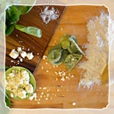 Spinat-Knoblauch Nudel