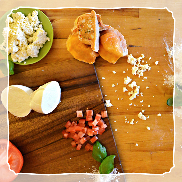 Tomate-Mozzarella Nudel