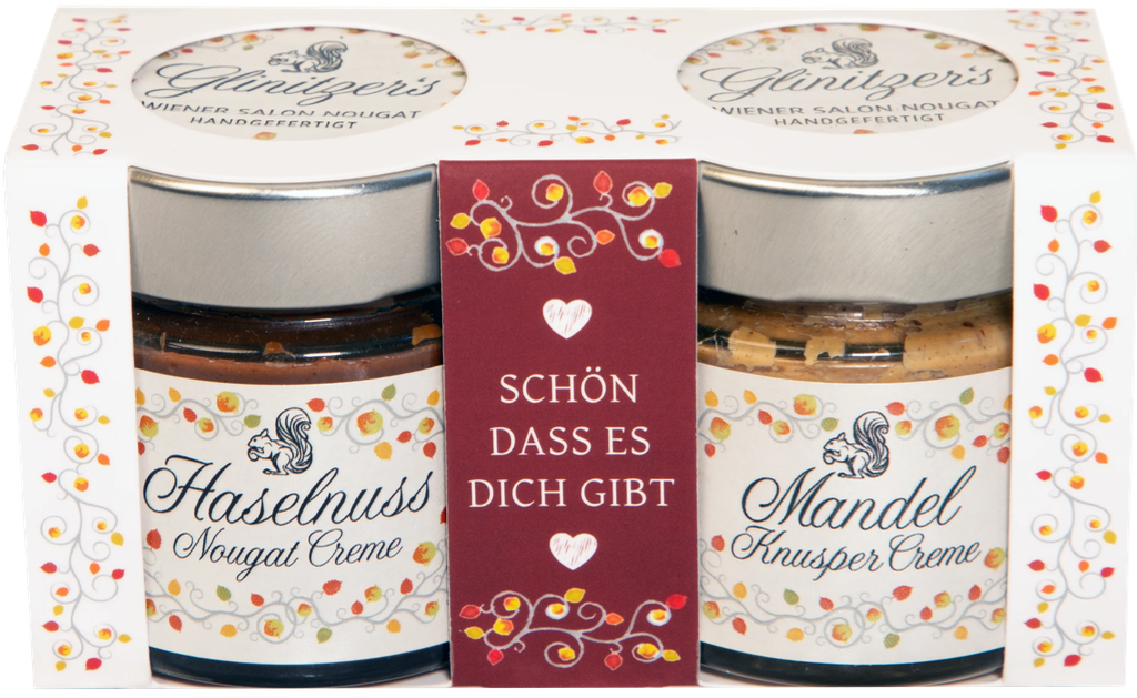Haselnuss & Mandel-Knusper Creme 2x100g (Schön dass es dich gibt)