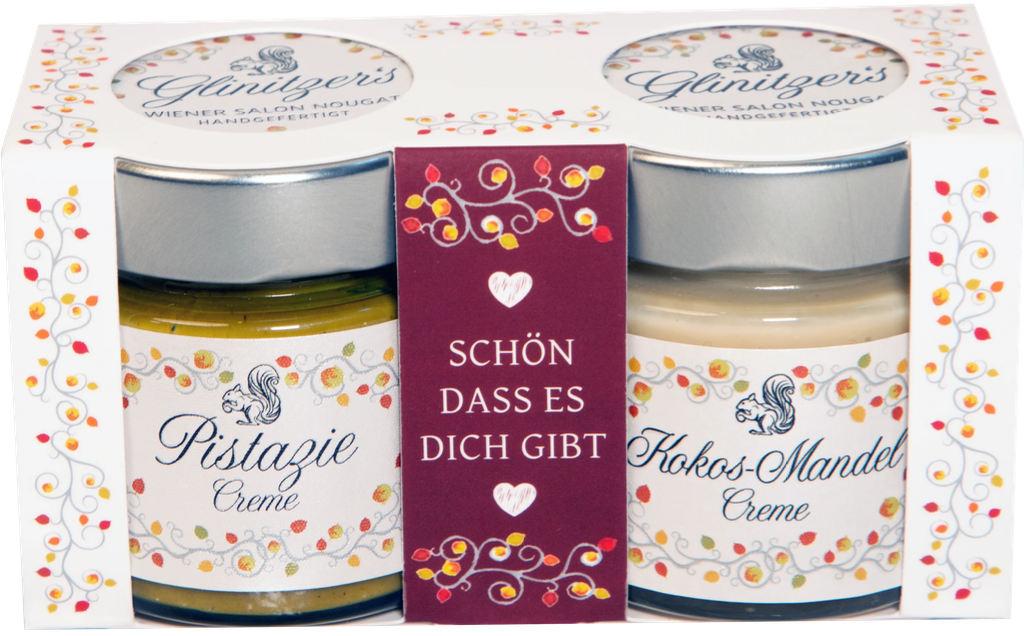 Pistazien & Kokos-Mandel Creme 2x100g (Schön dass es dich gibt)