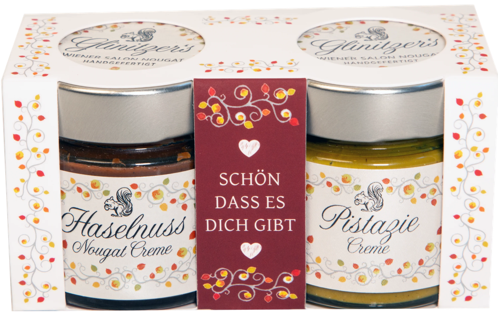 Pistazien & Haselnuss Creme 2x100g (Schön dass es dich gibt)