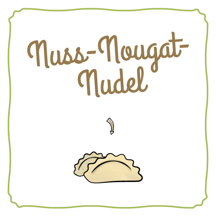 Nuss-Nougat Nudel
