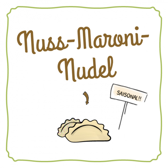 Nuss-Maroni Nudel