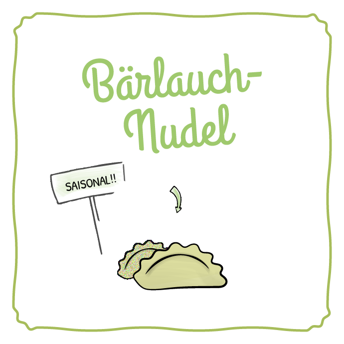 [S-21] Bärlauch Nudel