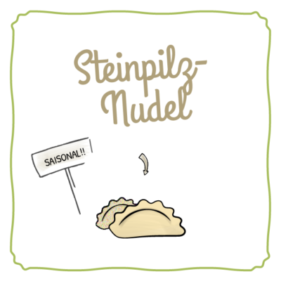 Steinpilz Nudel