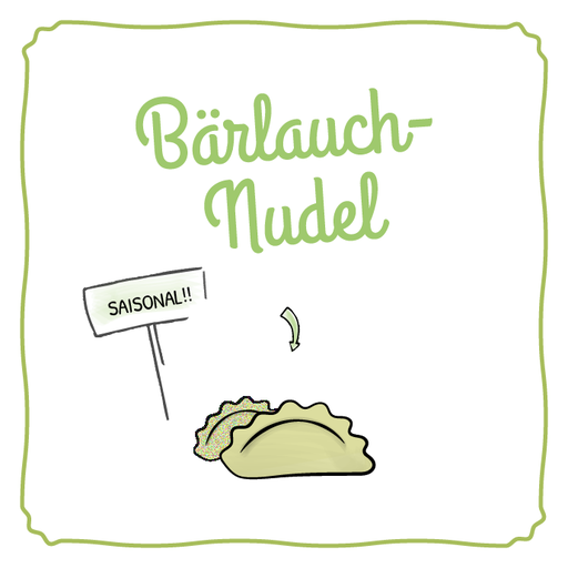 [S-21] Bärlauch Nudel